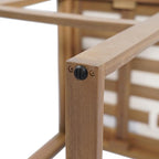 Christopher Knight Home Gree Acacia Wood Patio Bar Table and Chairs Set of 2 - Image 11