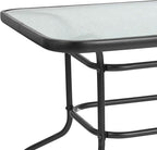 Flash Furniture Tory 31.5" x 55" Rectangular Tempered Glass Metal Patio Table - Image 10