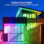 300ft Permanent Outdoor Light, RGB Outdoor eave Light, IP67 Waterproof LED eave - Image 6