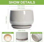 G EPGardening Ceramic Pots for Plants - Image 3