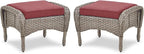 Belord Outdoor Ottomans for Patio Foot Rest by Belord