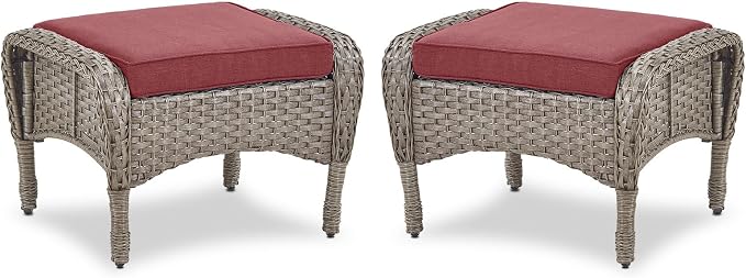 Belord Outdoor Ottomans for Patio Foot Rest by Belord
