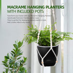 2-Pack 5.7-Inch Self-Watering Hanging Planters - Image 6
