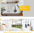 6 Pack 10 Inch Large S Hooks for Hanging Plants, Bird House, Kitchenware - Image 7