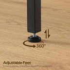 Bar Table with LED Lights, Counter Height Bar Height Table, Pub Gaming Table - Image 8