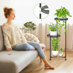 3 Tier Large Plant Stand Indoor Outdoor Clearance, Metal Flower Shelf Pot Holder - Image 5