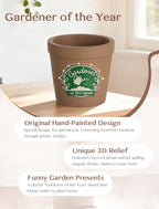 Gardening Gifts for Women: Hand-Painted 3D Art Cute Succulents Planter - Image 4