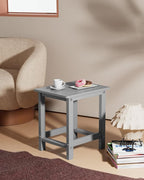 YEFU Outdoor Side Table for Patio: 16" HIPS Weather - Image 2