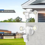 SANSI Upgraded 25W Motion Sensor Outdoor Lights 3000LM Flood Lights Outdoor - Image 6