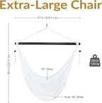 Sunnydaze Outdoor Hammock Chair Swing - Image 6