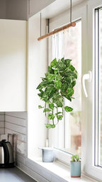 Hollyone Artificial Pothos Hanging Plants 25" Fake Ivy Vine Faux Ivy Pothos - Image 6