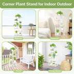 iDavosic.ly 6 Tier Plant Stand Indoor, Tiered Corner Plant Shelf - Image 5