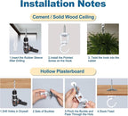 ONIKK Ceiling Hooks for Hanging Plants, Heavy Duty Metal Plant Hooks, Screw in - Image 4
