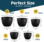 Lifemaster Plant Pots with Multi Drainage Holes - Image 2