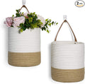 Goodpick 2pack Jute Rope Hanging Basket by Goodpick