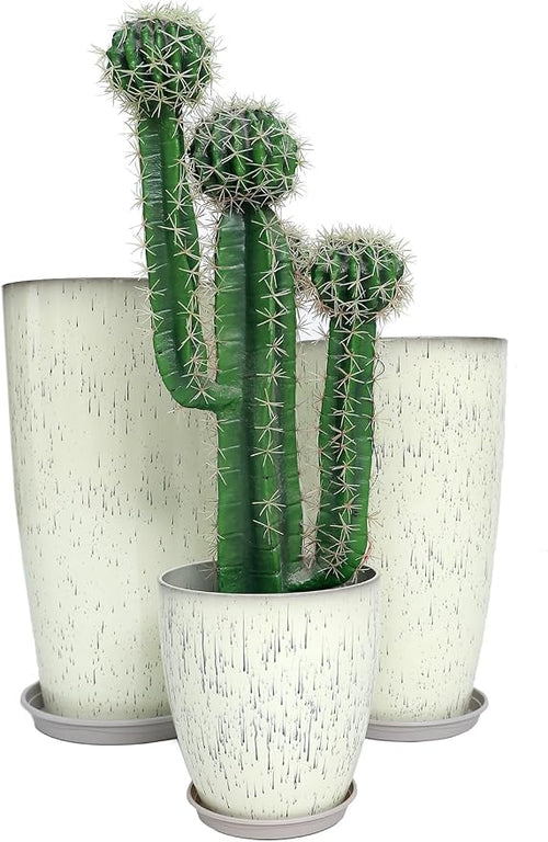 24, 11 Inch Large Plastic Planters - Image 2