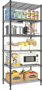 Xcity Storage Shelves, 6 Tier Heavy Duty Metal Shelving Unit, 2400 LBS Capacity by Unknown