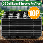20 Cell Plant Trays for Carrying 3 inch Round Nursery Pots, Sturdy Plastic - Image 7