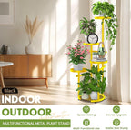 TOSKING 5 Tier Metal Plant Stand Indoor， Plant Shelf, Corner Shelf Flower Pot - Image 9