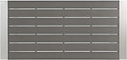 Modway Shore Aluminum Outdoor Patio 60" Rectangle Bar Table in Silver Gray - Image 5