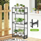 Plant Stand, 4 Tier Stackable Tiered Plant Stand, Scalable Heavy Duty Tall - Image 4