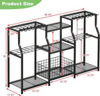 keomaisyto Garden Tool Organizer, Heavy Duty Yard Tool Tower Rack - Image 4