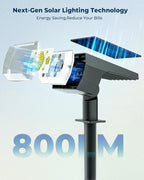 6 Packs Solar Spot Lights Outdoor, 64 LED 3000K Solar Lights Outdoor, IP67 - Image 5