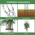 Stackable Metal Trellis for Climbing Plants Outdoor & Indoor - Image 6
