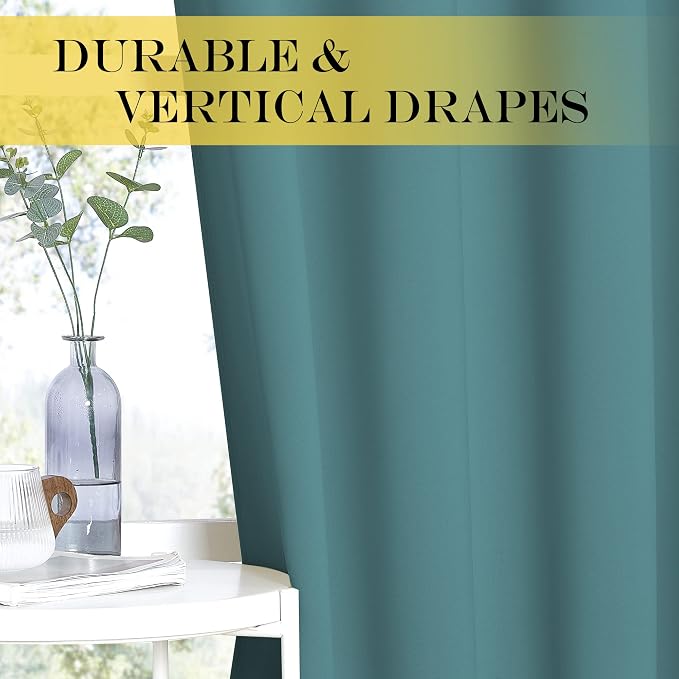 NICETOWN 66 Inch Long Blackout Curtains - Image 4