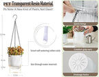 Melphoe 2 Pack Self Watering Hanging Planters Indoor Flower Pots, 5.3 Inch - Image 5