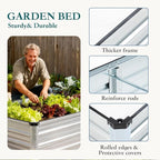 DUMOS Raised Garden Bed Outdoor, Large Metal Garden Bed - Image 4