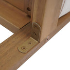 Christopher Knight Home Gree Acacia Wood Patio Bar Table and Chairs Set of 2 - Image 10