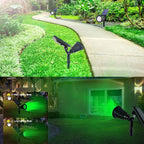 Solar Lights Outdoor Waterproof, 4 LED Landscape Lights, 2 in 1 LED Solar - Image 5