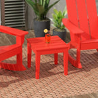 WestinTrends Ashore Outdoor Patio Modern Adirondack Side Table - Image 2