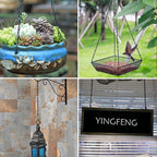 YINGFENG 4 Pack 35 Inches Hanging Chains Black, Garden Plant Hangers, - Image 3
