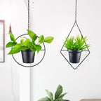 Metal Hanging Planters, Modern Plant Hanger - Image 6