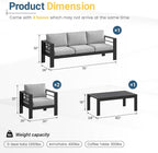 Wisteria Lane Aluminum Patio Furniture Set - Image 2