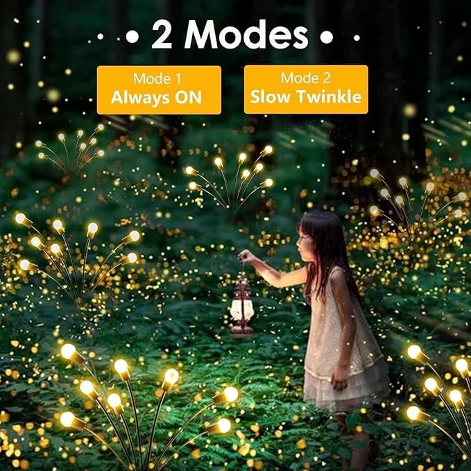 8-Pack Garden Solar Lights, 64 LED Solar Light Outdoor - Image 5