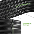 Land Guard Galvanized Metal Raised Garden Bed Kit, Oval Gardening Box, Patio - Image 6