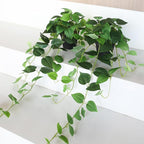 alyptus Fake Pothos Hanging Plants – 33" Set of 2 Faux Ivy Vines - Image 8
