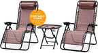 SereneLife Outdoor Zero Gravity Lounge Chair Set by SereneLife