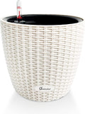 Dexceder 9x8 Inches Rattan Self Watering Planter Indoor Outdoor, Inner Pot by Dexceder