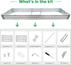 JERIA 12×4×1ft Raised Garden Bed - Image 3