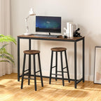 HOOBRO Bar Stools, Barstools Set of 2, Counter Height Barstools, 24.8" Bar - Image 8