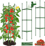 3 Pack Tomato Cages for Garden, Heavy Duty Adjustable Tomato Stake Support for by MQHUAYU