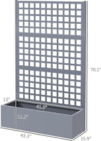 Outsunny Galvanized Raised Garden Bed - Image 7