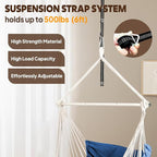 Chihee Hammock Chair Hanging Swing Max 500 Lbs 2 Cushions Included Metal - Image 3
