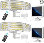 Energetic Solar Outdoor Lights, 1800LM 150 LED Security Motion Sensor Outdoor by EENERGETICLIGHTING