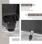 ULTCOVER 600D Tough Canvas Heavy Duty Square Patio Table and Chairs Cover - Image 4