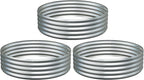 3PCS 4x4x1FT Galvanized Raised Garden Bed Kit, Vegetable Boxes-Round Metal by Yortrek